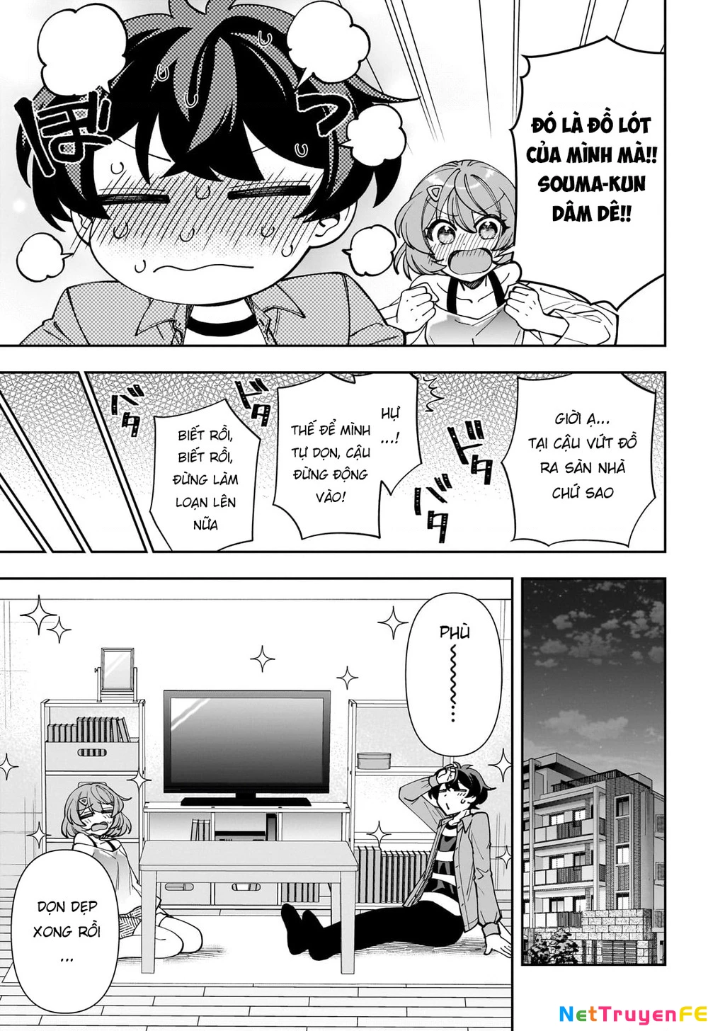 Net no "Oshi" to Real no "Oshi" ga Tonari ni Hikkoshite Kita Chapter 3 - Trang 2