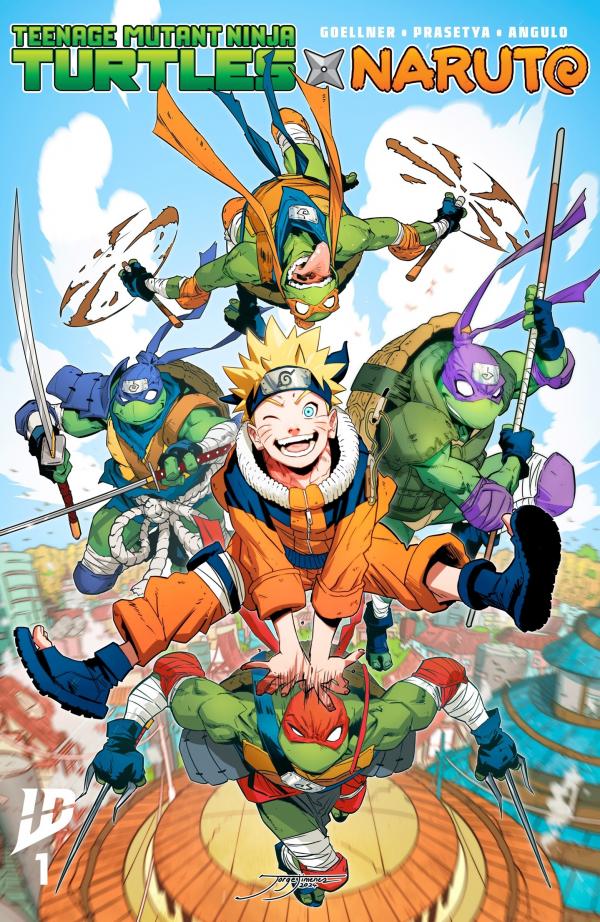 Naruto x Teenage mutant ninja turtles ( full colored )